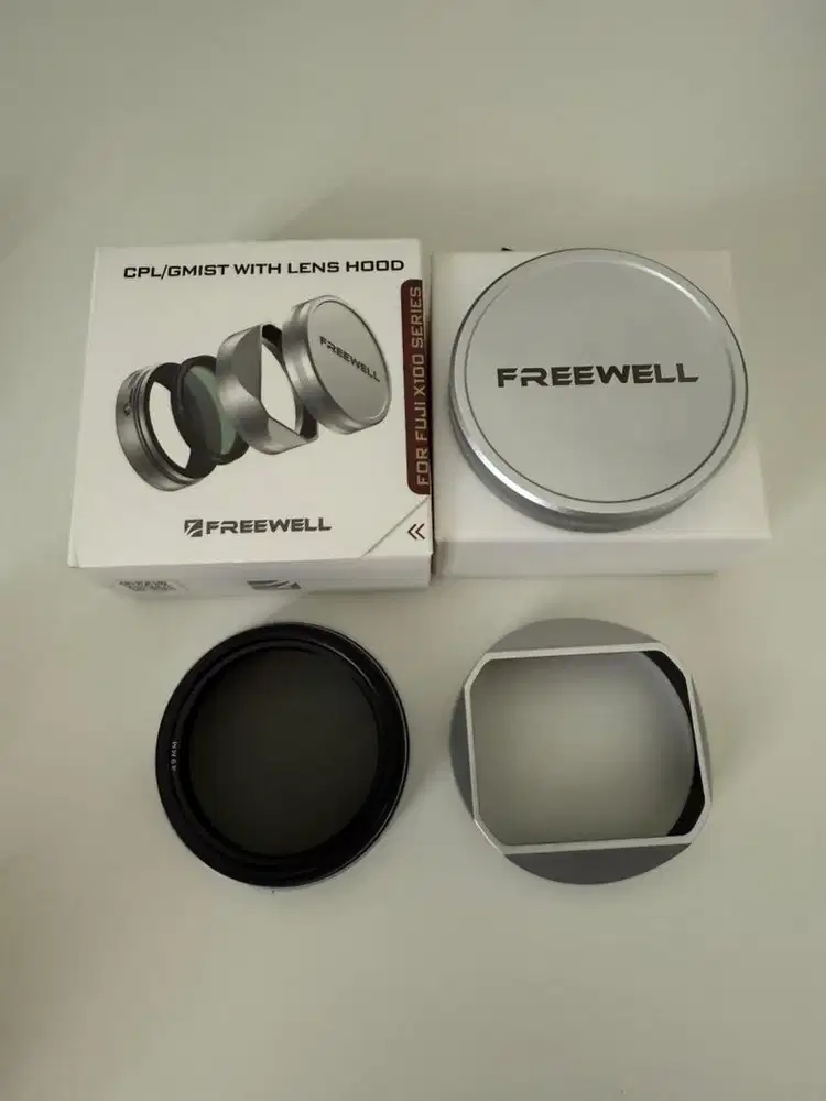 Freewell fuji x100 cpl/gmist/ fuji x100 series filter kit  lens hood