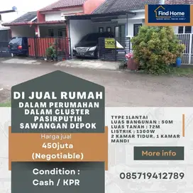 Rumah siapu huni di pasir putih sawangan depok