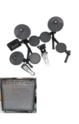 YAMAHA DTX ELECTRIC & RUSSEL SPEAKER