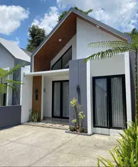 rumah 1 lantai design mewah lokasi strategis lingkungan bebas banjir