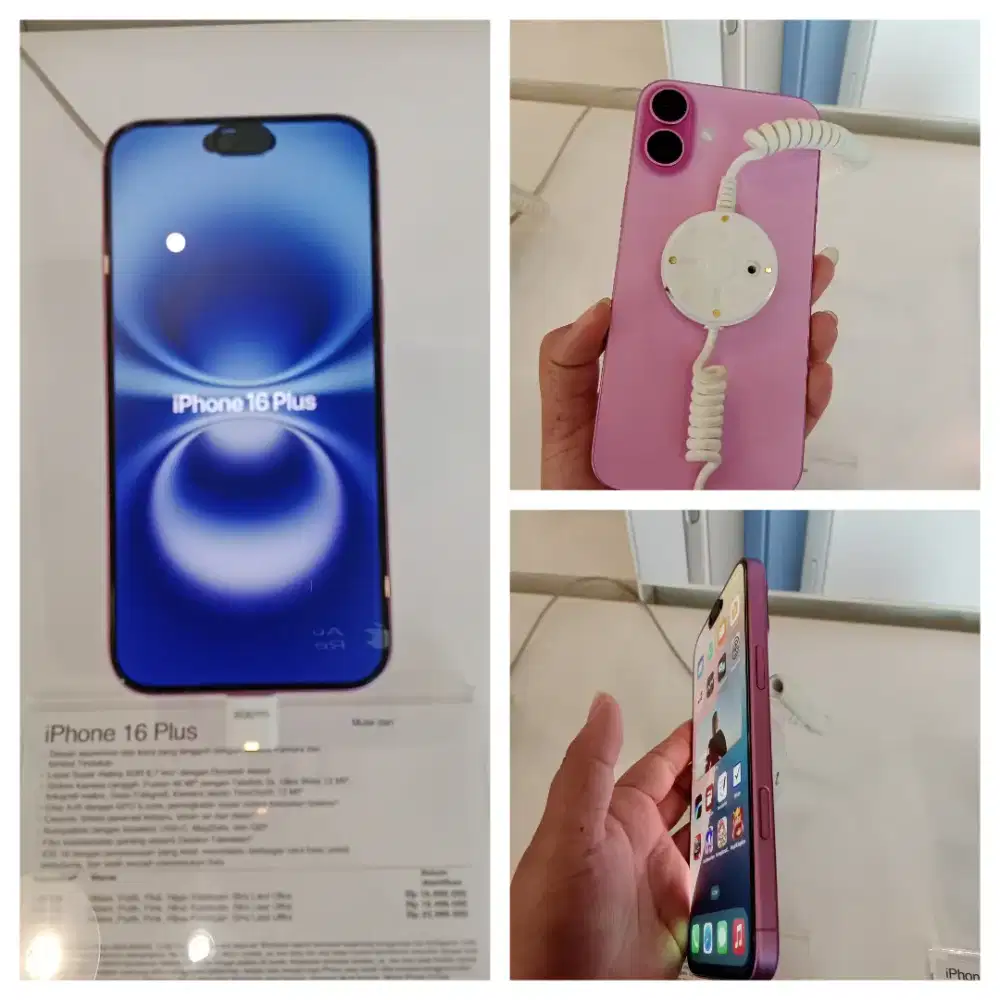 Kredit IPhone 16 plus 128GB cukup pake KTP