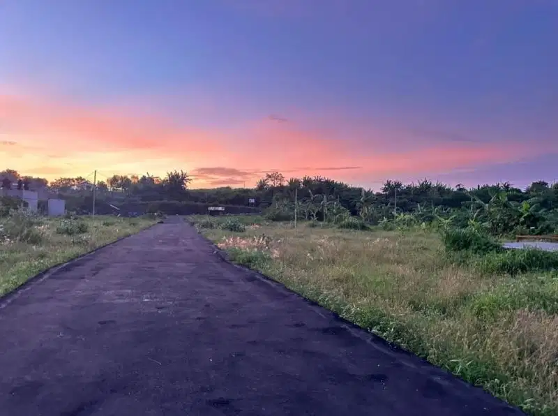 TANAH DI PADANG GALAK SANUR DIJUAL HARGA MURAH , VIEW LAUT SANUR