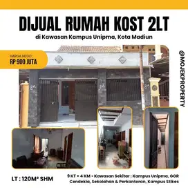 DIJUAL RUMAH KOST SELATAN KAMPUS  UNIPMA