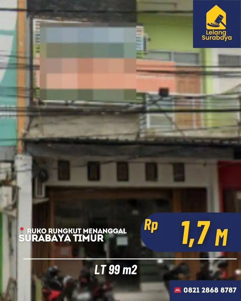 Ruko Nol Jalan Rungkut Menanggal Harapan
