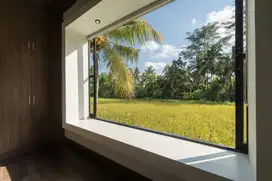 TWO-STOREY LEASEHOLD VILLA WITH RICE FIELD VIEW IN UBUD