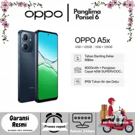 Cuci gudang Oppo A5X 4/128, 6/128. 6000mAh