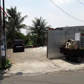 Jual/Sewa tanah pinggir jalan 2 arah SHM 348M2 Pabuaran Cibinong