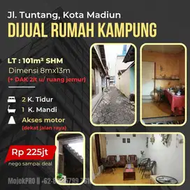 Dijual Rumah Kampung di Jalan Tuntang Kota Madiun