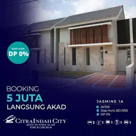 [rumah baru]1 Unit DP 0% Siap Huni Jasmine 45/150 Citra Indah City