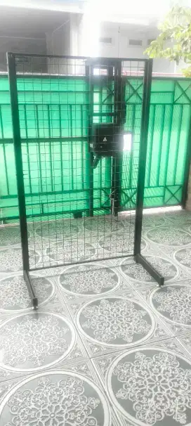 Backdrop stand rak besi siku rak ram untuk juala
