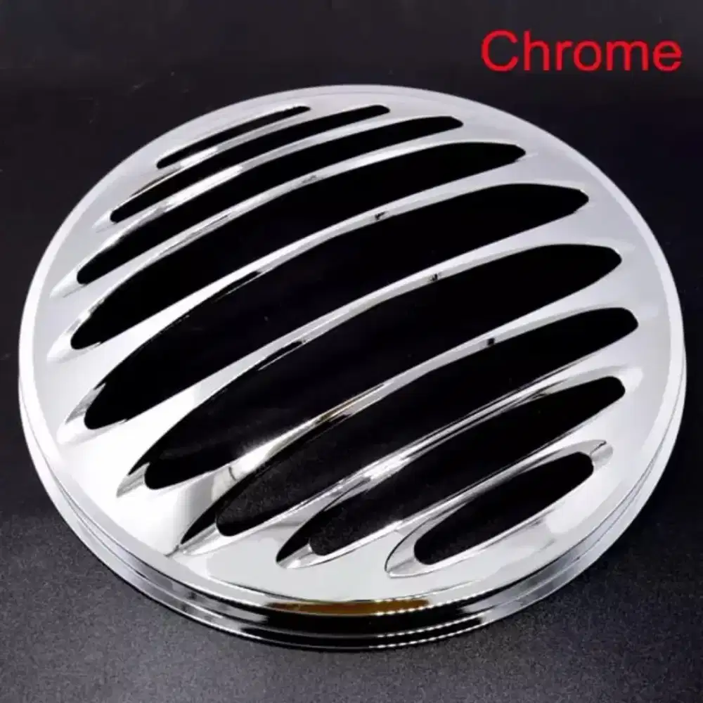 Grill cover lampu harley davidson 7 inch