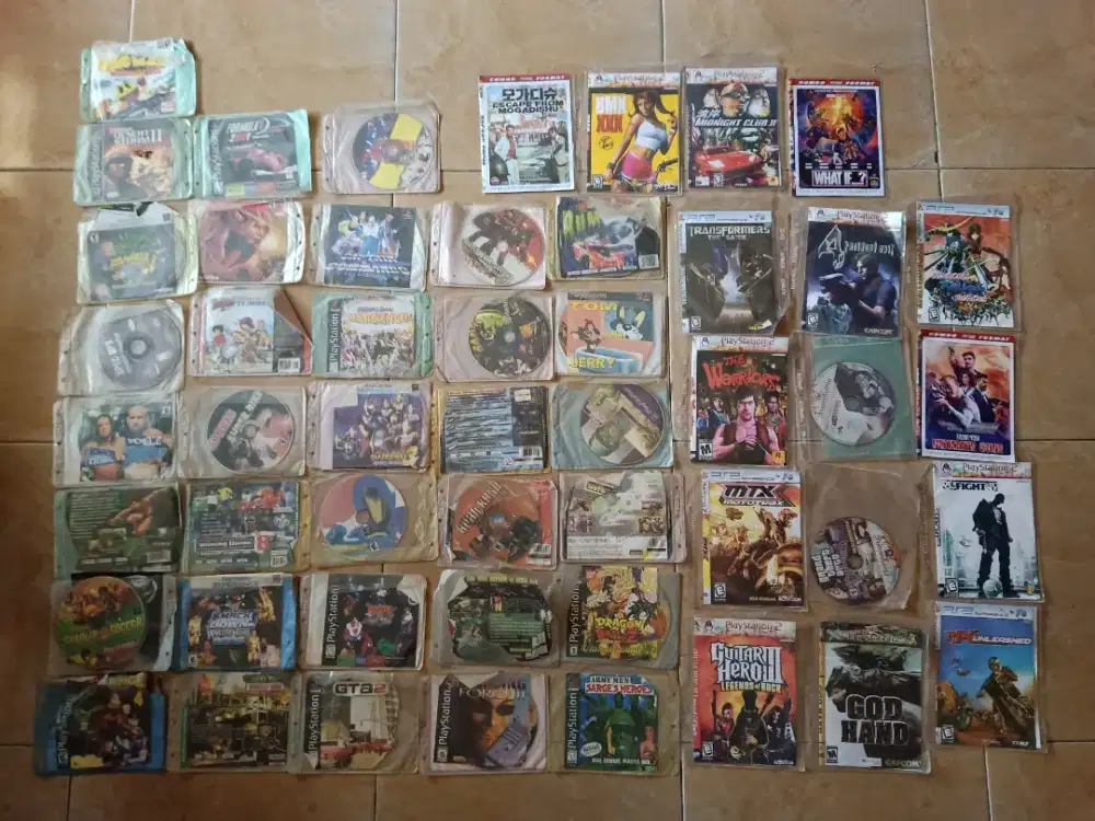 Kaset PS2 16 pcs Paket Hemat - Harga Rp 100.000