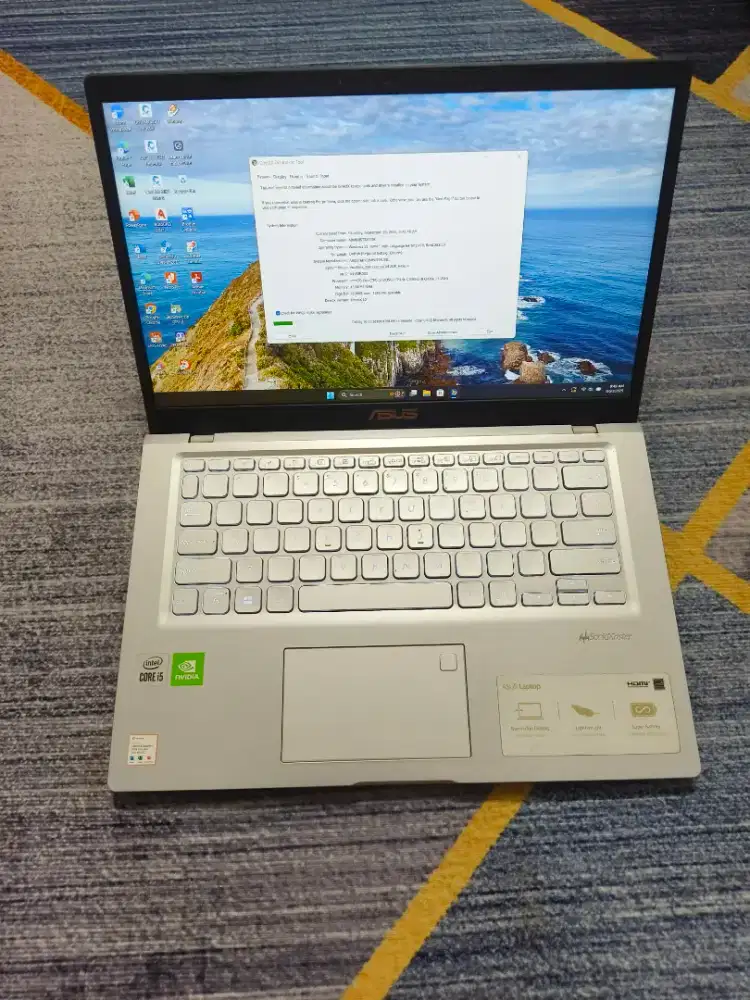 leptop asus X415JP core i5 gen 10 ram 16gb ssd 512gb invidia MX330
