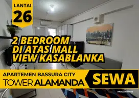 Sewa Apartemen Bassura City 2 Bedroom Di Atas Mall View Kasablanka