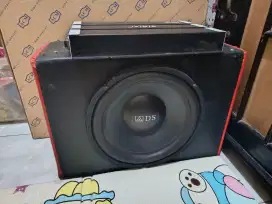 Power amplifier dan speaker subwoofer 12 inch
