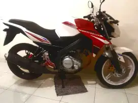 Yamaha vixion new 2013 merah putih plat lampung komplit istimewa
