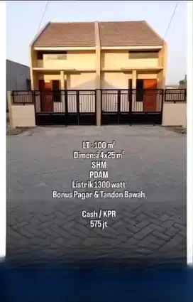 Rumah Baru Minimalis Daerah Jalan Jeruk Wage Sidoarjo