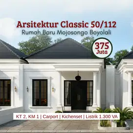 Rumah Baru Boyolali: 300 Jt-an dekat RS Indriati, DP Ringan
