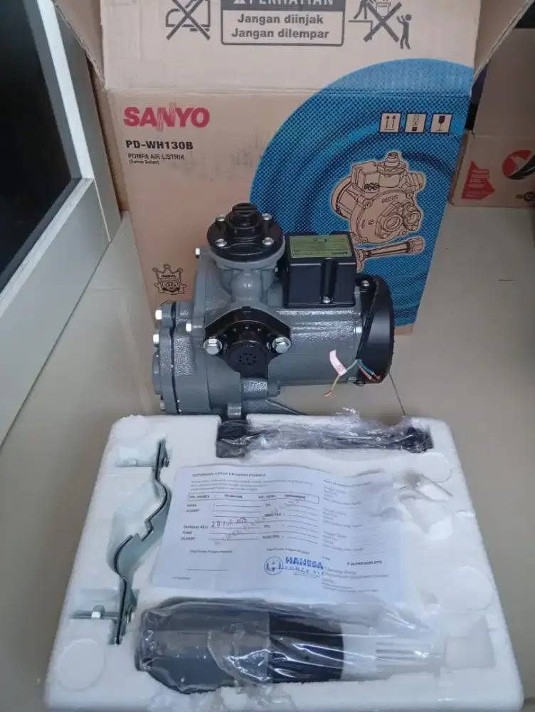 Pompa air SANYO PDWH-130B pompa  sumur dalam Manual NEGO