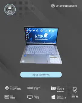 ASUS A1404VA INTEL CORE I7 1355U Ram 16GB SSD 512GB FHD