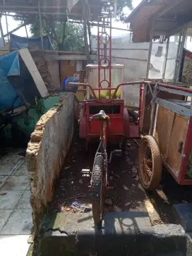 Gerobak besi dan plat
