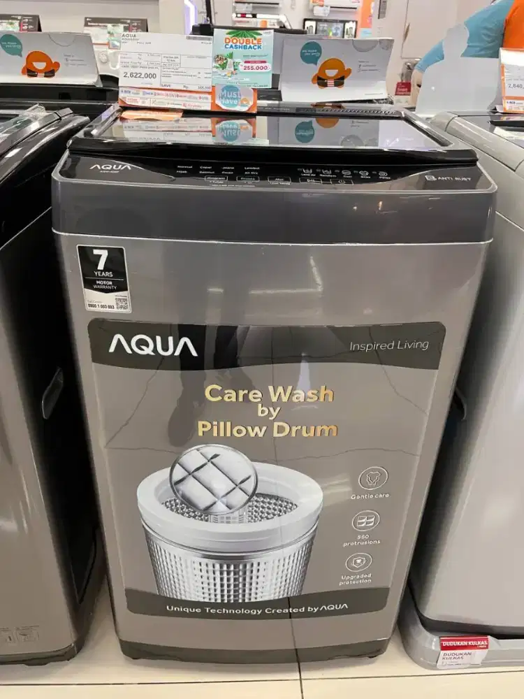 AQUA MESIN CUCI 8KG PROMO CICILAN TANPA DP BUNGA 0% AJUKAN SEKARANG!!