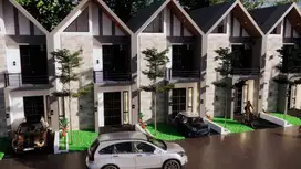 rumah scandinavian 2 lantai lokasi sangat strategis yuk survei