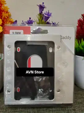 HDD Caddy SATA 9.5mm Aluminium Kokoh