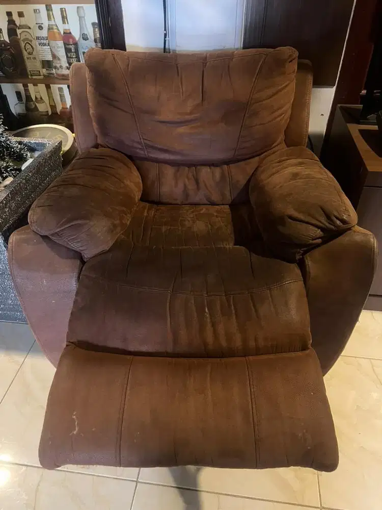 Sofa bed coklat