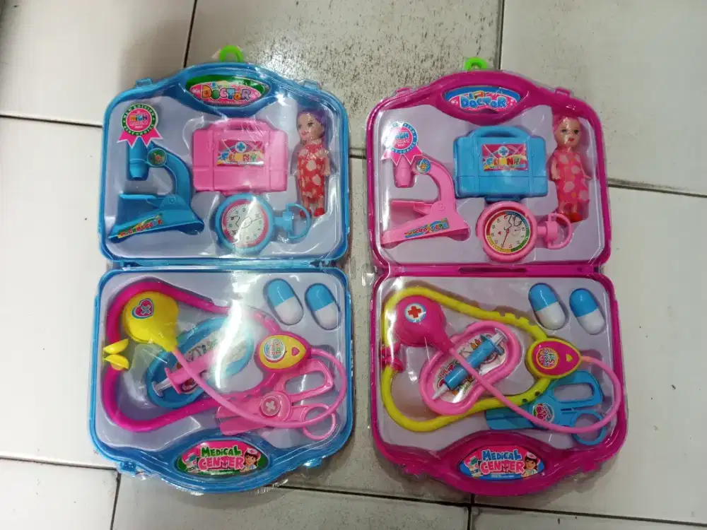 Mainan anak dokter koper set