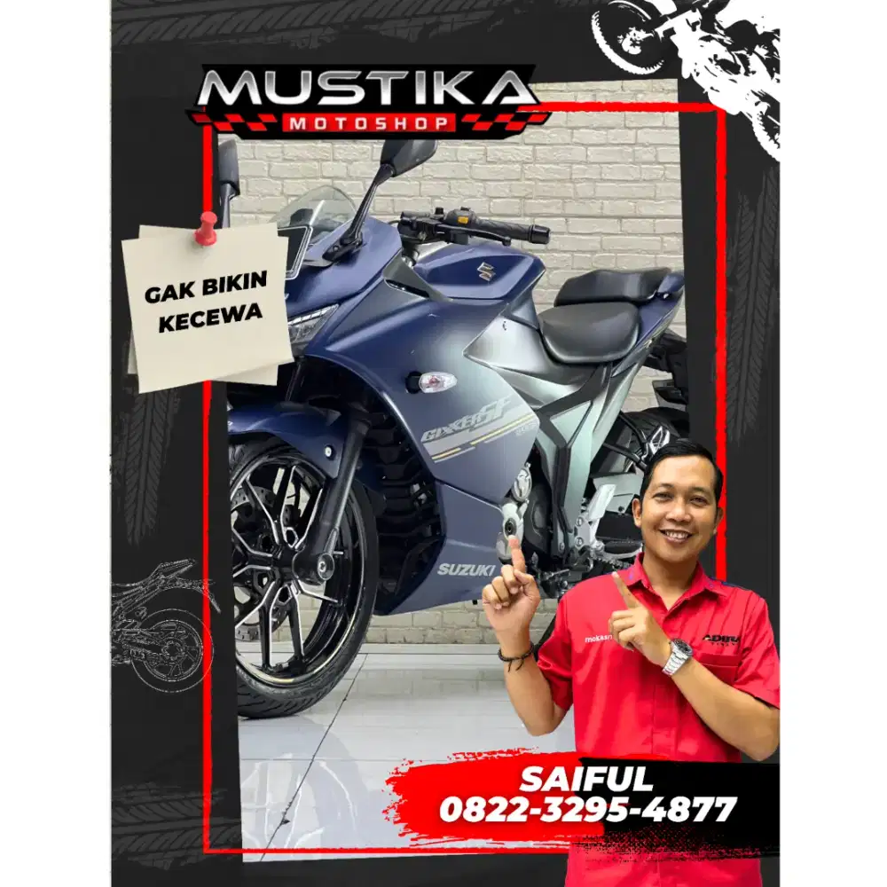 Odo 200Bekas Rasa Baru!!Suzuki GSX 250 SF 2025 Plat Jatim-Mustika