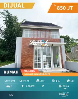 Dijual Murah Rumah Cantik Gress di Dau Garden Malang Hunian Asri