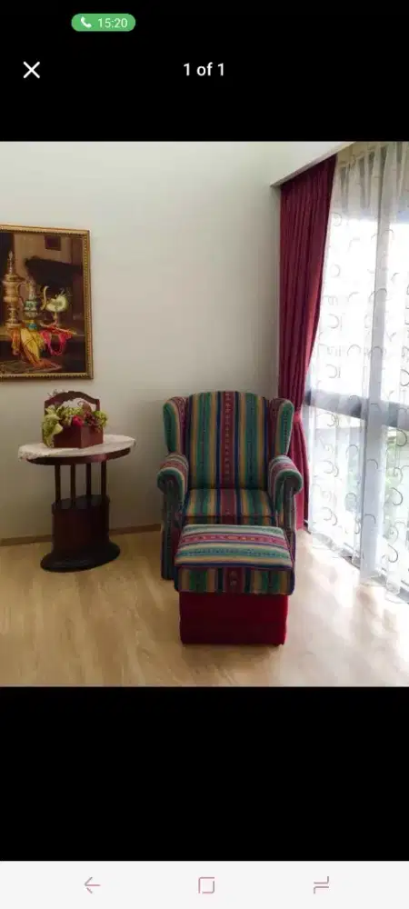 1set Kursi Sofa Wingchair