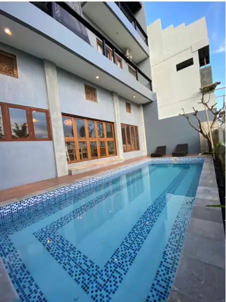 villa baru view sawah & laut pantai Nyanyi