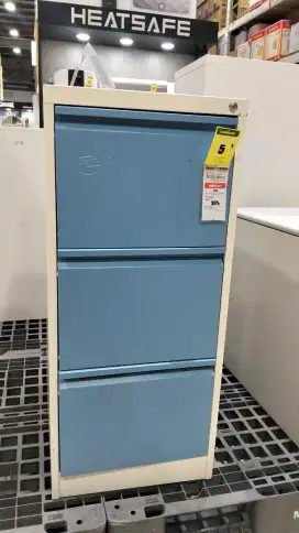 ZEHN SC-N3-4-BL 3 DRAWERS BLUE FILING CABINET