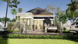 RUMAH MEWAH MODERN KAWASAN ASRI DENGAN TANAH LUAS DI JALAN KALIURANG KM. 13 NGEMPLAK SLEMAN