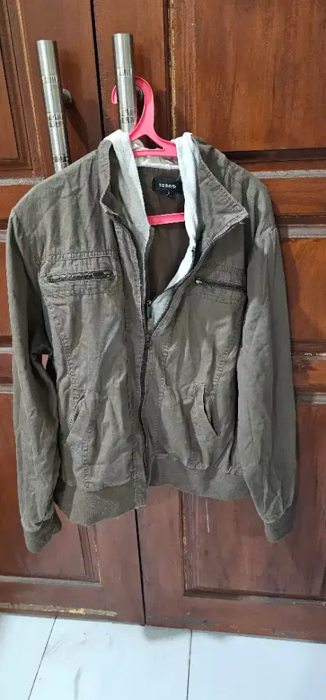 Jaket kain unisex ukuran XXL