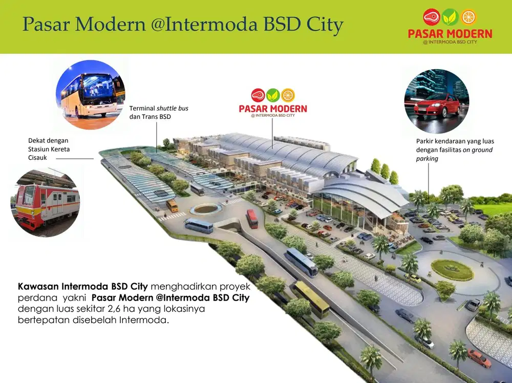 Di Jual KIOS PASAR INTERMODA BSD CITY