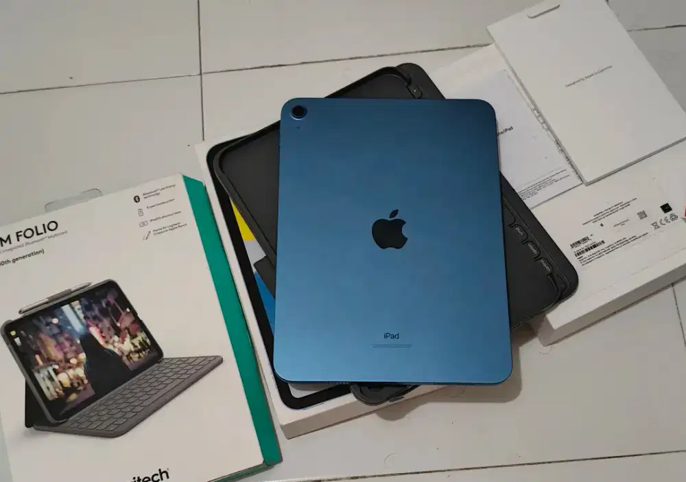 IPad Generasi 10 WiFi 256GB Warna Biru