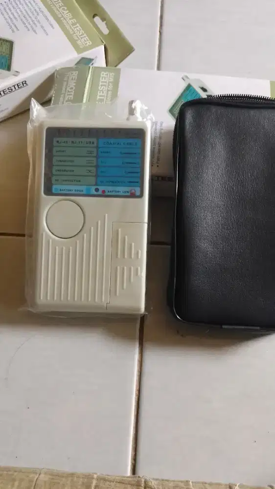 Multi tes untuk tes kabel UTP dan coax dan septibelt