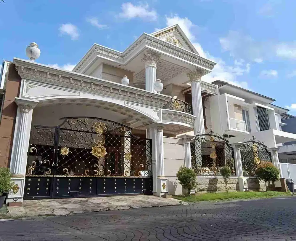 ‼️Banting Harga‼️ Rumah Classic Mewah di Kebonsari Elveka Gayungsari