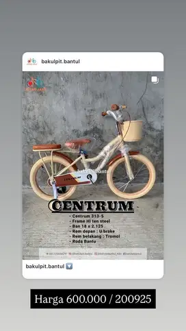 Sepeda Anak Cewek ring 18 (part 2)