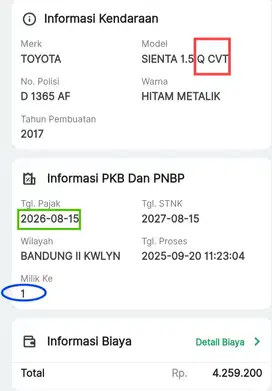 Toyota Sienta 2017 Bensin