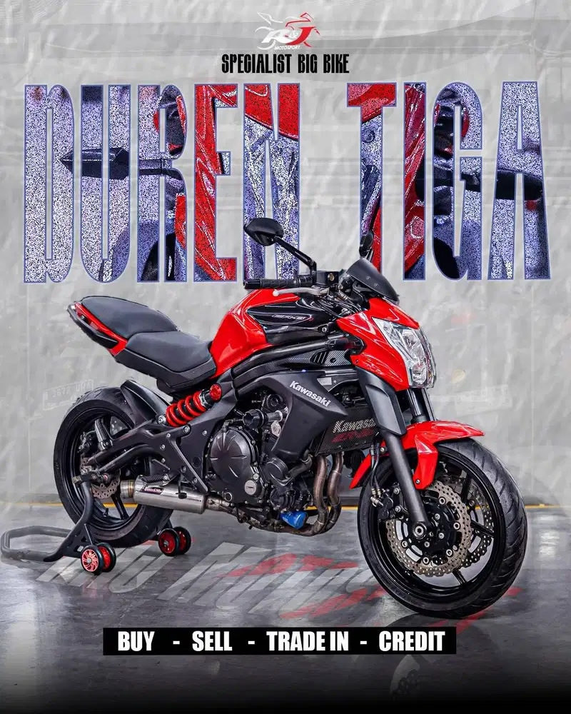 Kawasaki ER6N 2012 Km 23.000an Full Paper   ‎ ‎