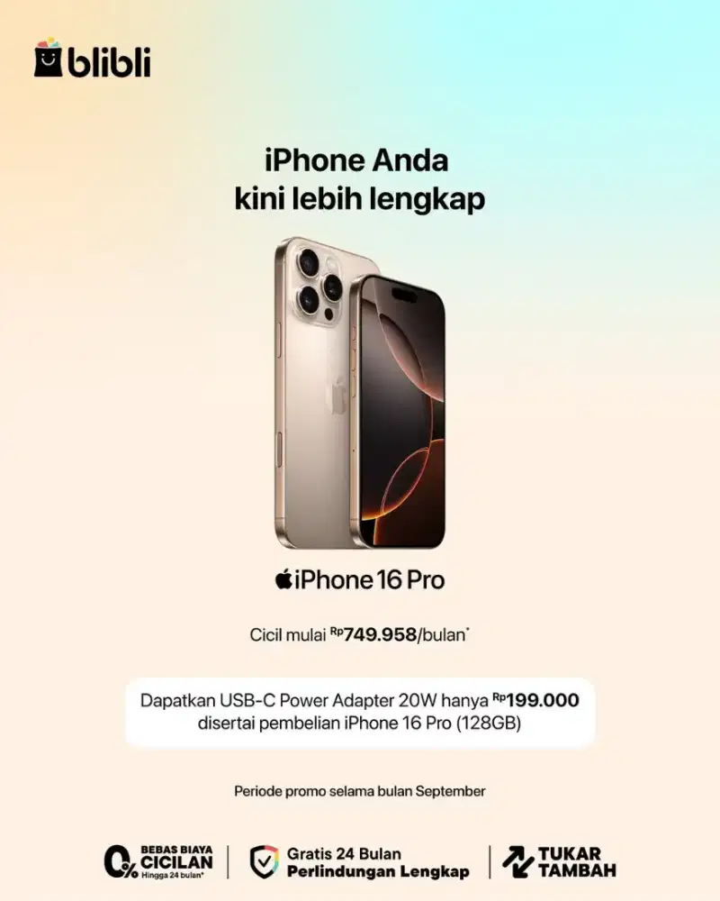 IPHONE 13, 15, 16 SERIES - BLIBLI GALAXY MALL SURABAYA