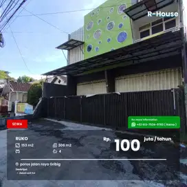 Ruko poros jalan raya Gribig