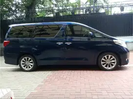 Alphard orisinil Dark Blue Mica, Ganteng, Terawat, Pemakaian Sendiri