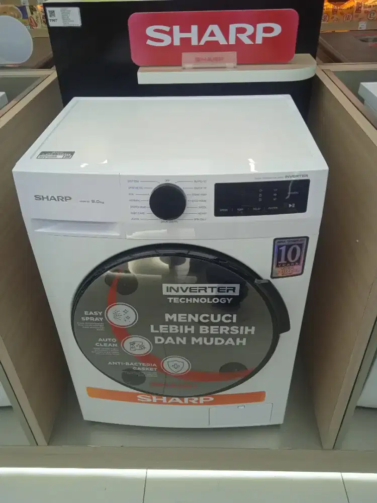 Mesin cuci Sharp kapasitas 8KG