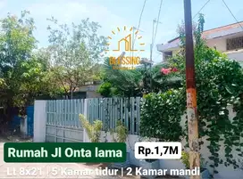Jual rumah jl onta lama tengah kota