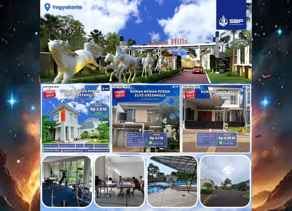 Rumah Mewah di Greenhills, Dekat Kampus UGM